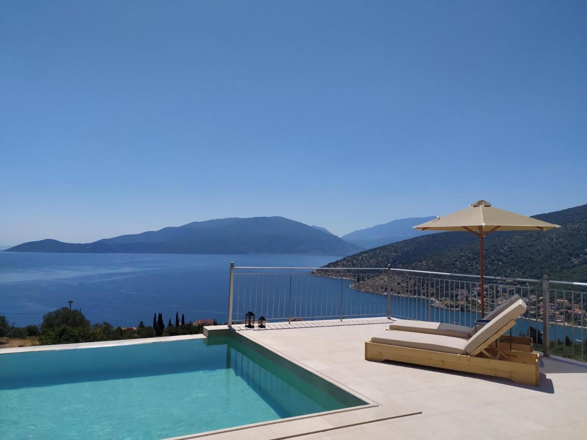 Augustela Villa Seaview Vacation Villa Agia Efimia Eksteriør billede
