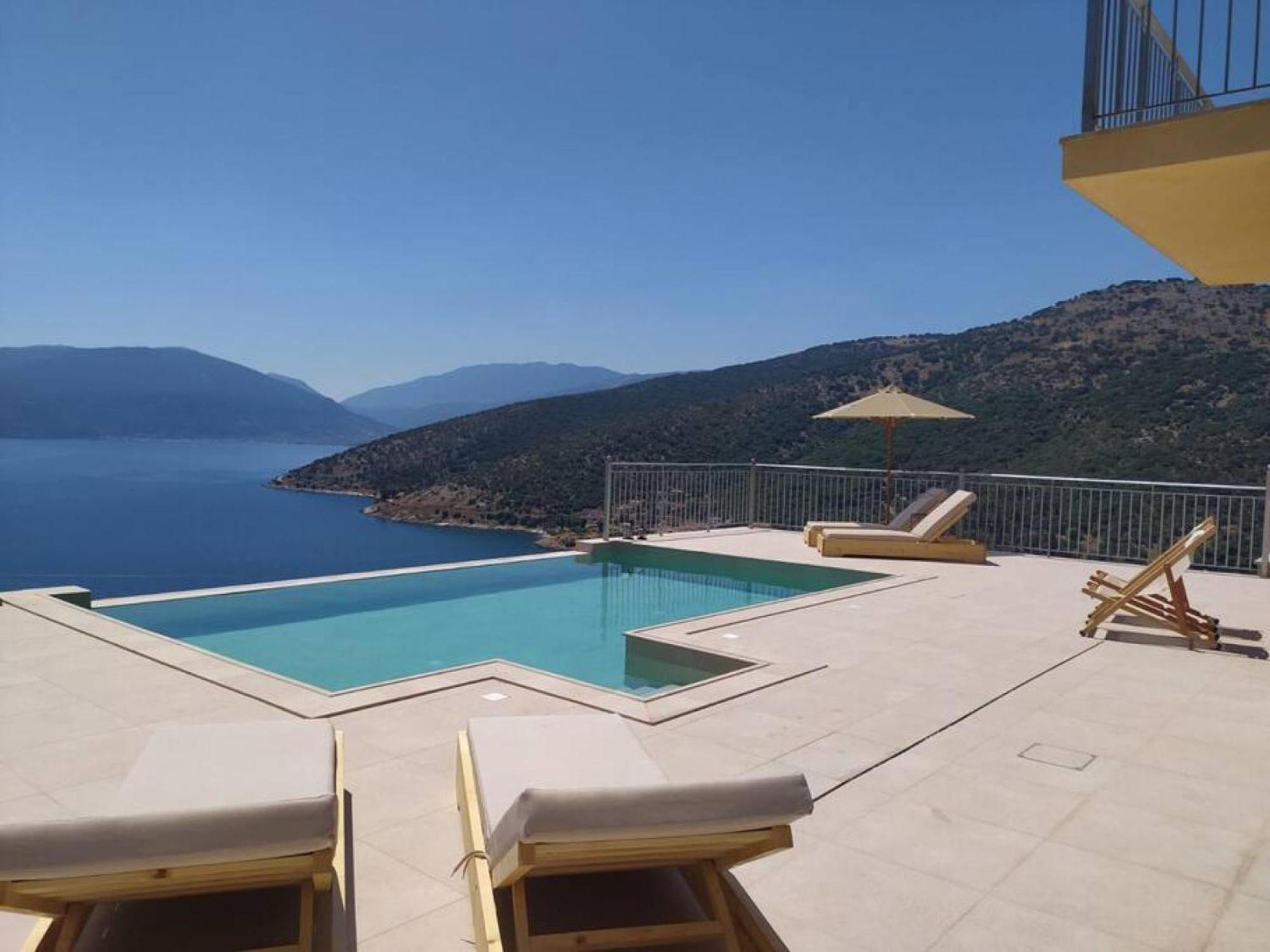 Augustela Villa Seaview Vacation Villa Agia Efimia Eksteriør billede