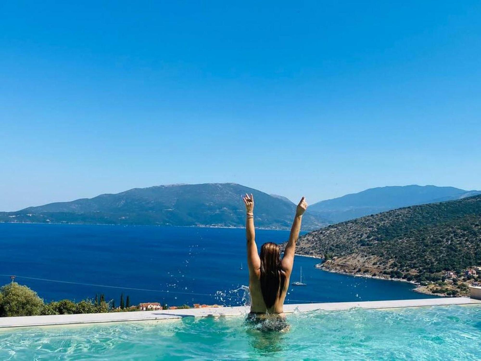 Augustela Villa Seaview Vacation Villa Agia Efimia Eksteriør billede