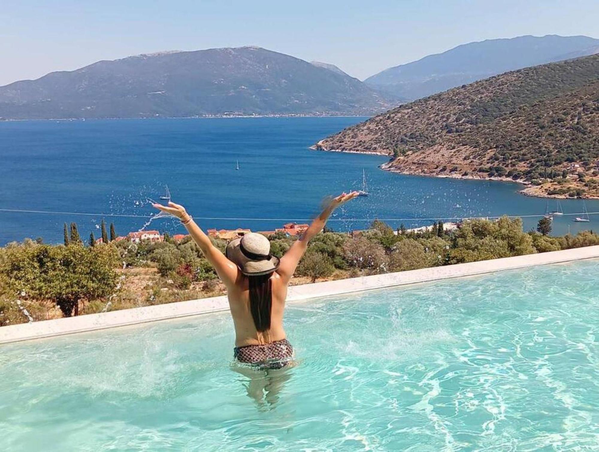 Augustela Villa Seaview Vacation Villa Agia Efimia Eksteriør billede